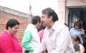 En el Cerrito de Guadalupe, Justo Lozano Tovar fue recibido con muestras de  cariño.
