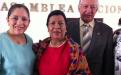 Imagen con la, Senadora Lisbeth Hernández Lecona, Senadora Martha Palafox  y el Secretario Ejecutivo del Parlatino  Dr. Humberto Peláez Gutiérrez