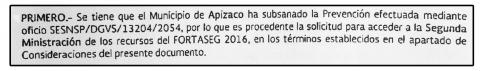 Aprueban liberación de recursos de FORTASEG 2016 para Apizaco imagen 2