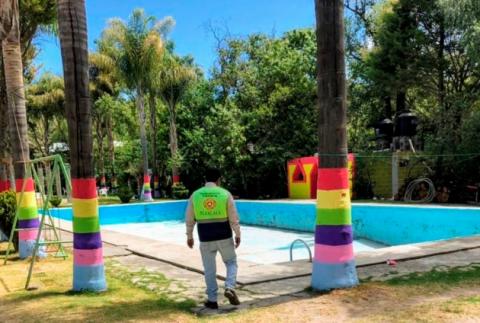 Verifican que balnearios de la entidad permanezcan cerrados