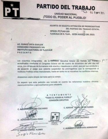 Pseudo petistas resentidos buscan sabotear finanzas del PT