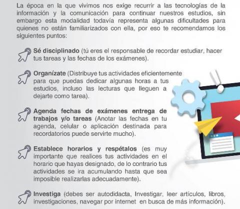 Emiten recomendaciones a los jóvenes para estudiar en casa