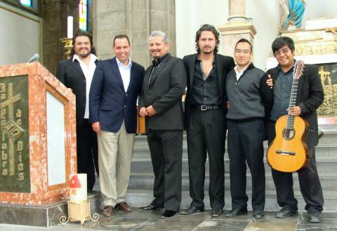 Llenan Basílica de la Misericordia de Apizaco los Tres Tenores imagen 1