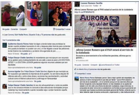 Presumen apoyos de actores políticos, sin embargo no conocen a panistas
