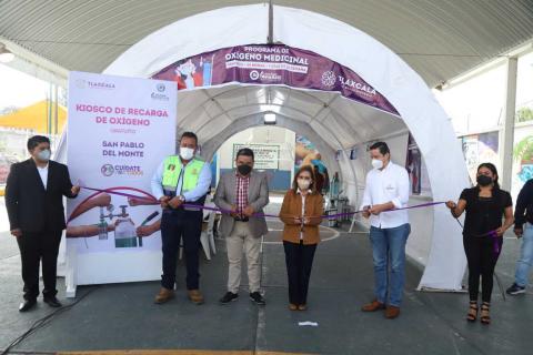 Inaugura Lorena Cuéllar kioscos de recarga de oxígeno gratuito imagen 1