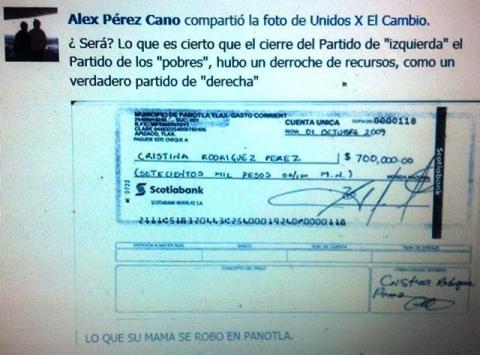 Desacreditan a candidato del PRD en Panotla