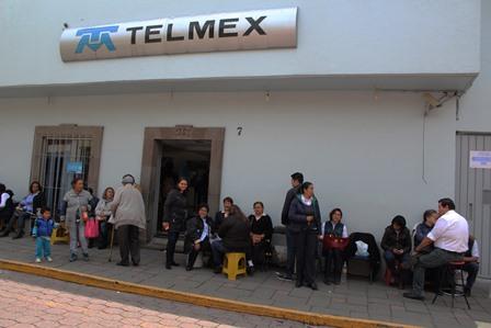 Trabajadores de Telmex en Tlaxcala se suman al paro sindical