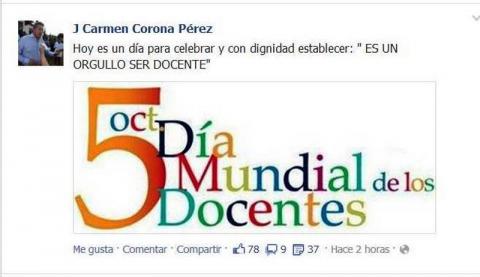 Pasó inadvertida la celebración del día mundial de los docentes