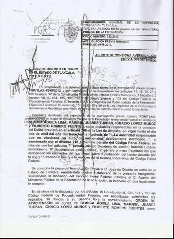 La PGR solicitó orden de aprehensión contra Blanca Águila Lima imagen 3