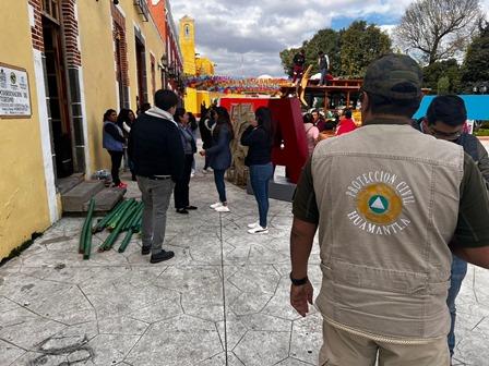 Saldo blanco reportó Protección Civil de Huamantla tras sismo