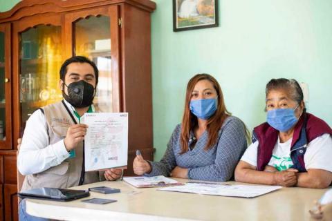 Realiza SUPÉRATE afiliación de familias en pobreza extrema de Cuaxomulco imagen 1
