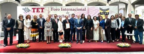 Reúne TET a especialistas en el Foro Internacional en Derecho Electoral imagen 2