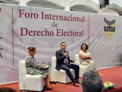 Reúne TET a especialistas en el Foro Internacional en Derecho Electoral imagen 6