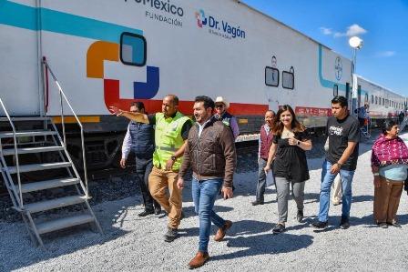 Recorre Salvador Santos El DR. Vagón en Huamantla