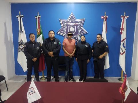 Salva Policía de Chiautempan a sujeto que intentó atentar contra su vida