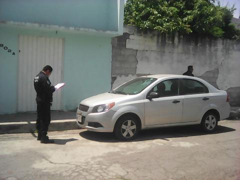 Policía de Totolac, recupera vehículo con reporte de robo imagen 1