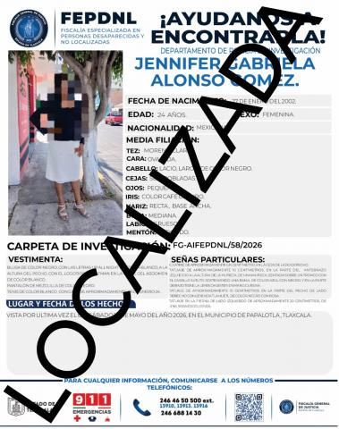La FGJE informa la aparición de Jennifer, Erika y Eymi Itzel imagen 1