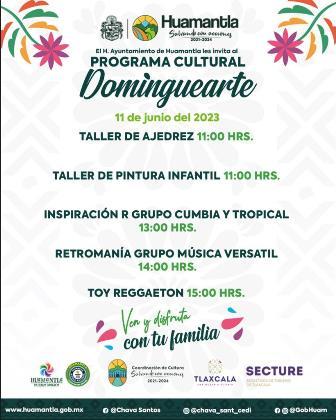 “Dominguearte” de Huamantla impulsa talento de artistas locales