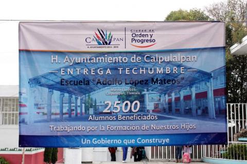 Inicia Vicente Hernández Roldán entrega de techumbres Escolares en Calpulalpan imagen 4