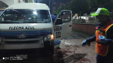 Se realizan los trabajos de sanitizacion en transporte público imagen 4