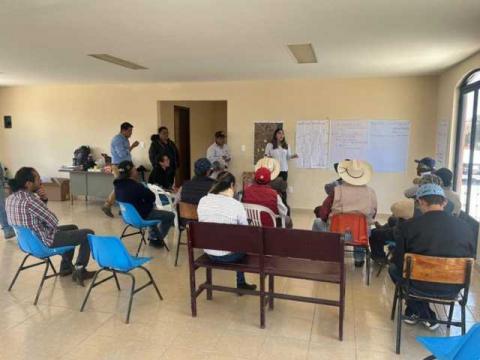 Estudiantes de Agrobiología UATx realizaron talleres de diagnóstico participativo en Tlaxco imagen 2