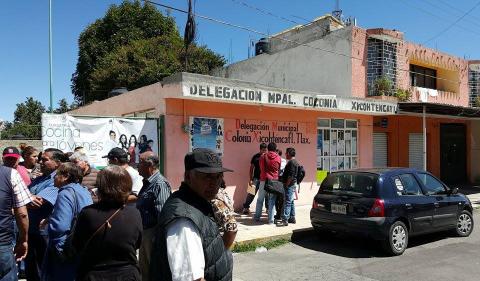 Por “huevón” se le arma al delegado de la Loma Xicohténcatl imagen 1