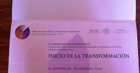 Xicohtzinco destaca en el cumplimiento de la ADM 2015