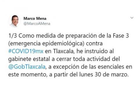 Mena anuncia cierre del gobierno en preparación de fase 3 de Covid-19 imagen 1