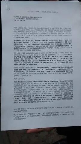 Exigen operadores del PREP pago completo al ITE, rechazan ‘vales’ imagen 2