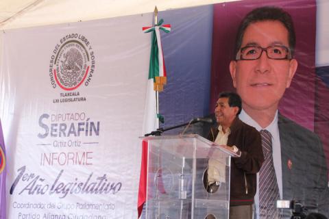 Rinde informe del primer año legislativo: Diputado Serafín Ortiz Ortiz imagen 1