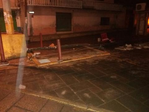 Arrancan cajero frente a la policía de Huactzinco