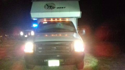 Estatales evitan robo de camioneta cargada con abarrotes