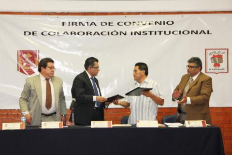 Firmaron la UAT y Ayuntamiento de Tetlatlahuca convenio de colaboración