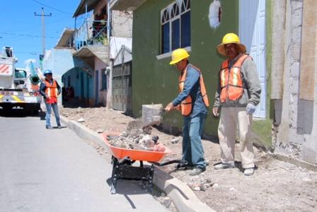 Avanzan obras de nueva imagen urbana de Nanacamilpa imagen 2