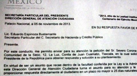 Pondrá orden EPN en problemática de Contla