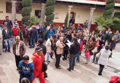 Les mochan salarios en Chiautempan y paran actividades