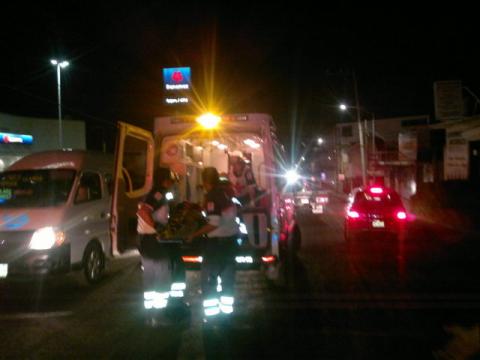 Aparatoso accidente deja motociclista lesionado imagen 3