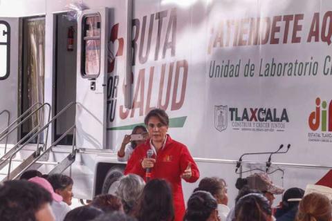 Inaugura Sandra Chávez Ruta Por Tu Salud en Atlangatepec imagen 1