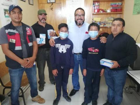 Por contingencia volcánica, entrega cubrebocas Gobierno de Xicohtzinco imagen 2