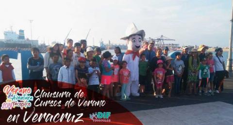 En el puerto de Veracruz finalizaron los cursos de verano de Tecopilco 2019 imagen 1