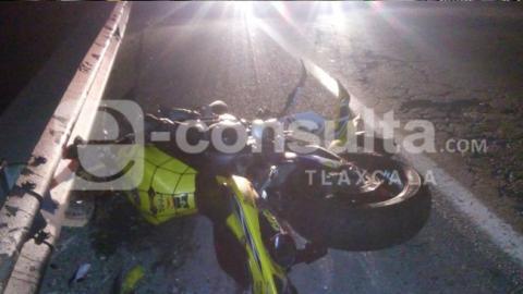 Muere arrollado motociclista en la Apizaco-Huamantla imagen 1