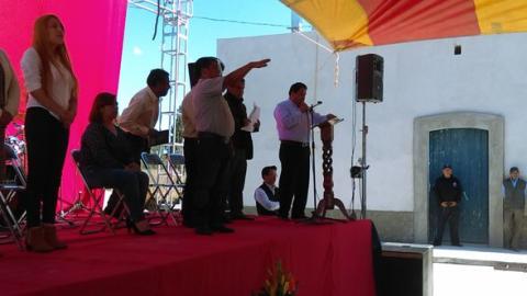 Rinden protesta delegados de barrios y colonias de Tlaltelulco imagen 3
