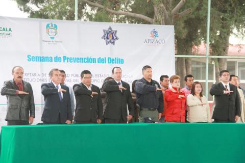 Autoridades de Apizaco y de la SSP pusieron en macha la semana de prevención del delito imagen 2