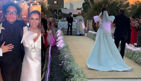 Edith Márquez se casa con su manager en Val’Quirico, Tlaxcala