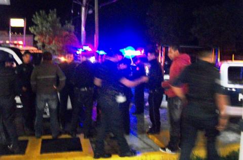 Connato de bronca entre policías municipales vs estatales por una infracción imagen 2