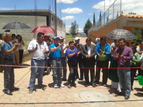 Inaugura Carlos Luna Vázquez obra pública en Amaxac imagen 1