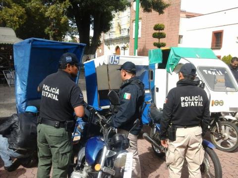 Ante acoso, ahora mototaxistas de Nopalucan entregan sus unidades
