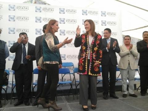 Vino Margarita Zavala a motivar a panistas imagen 1