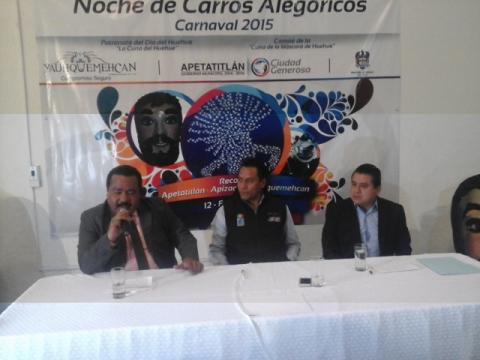 Se unen Apetatitlán, Yauhquemehcan y Apizaco para celebrar la Noche de Carros Alegóricos