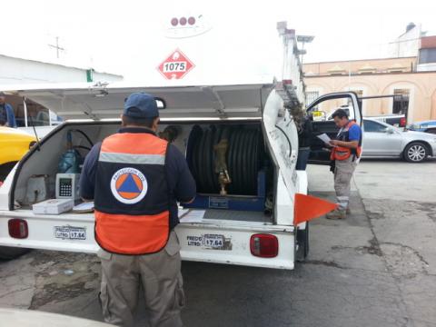 Verifica Protección Civil de Calpulalpan camiones de empresas gaseras imagen 4